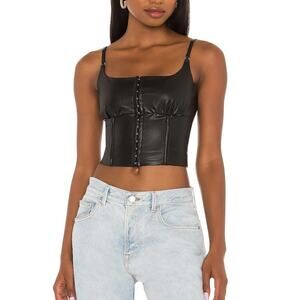 H:ours Sleek Black Doyle Bustier Size XXS